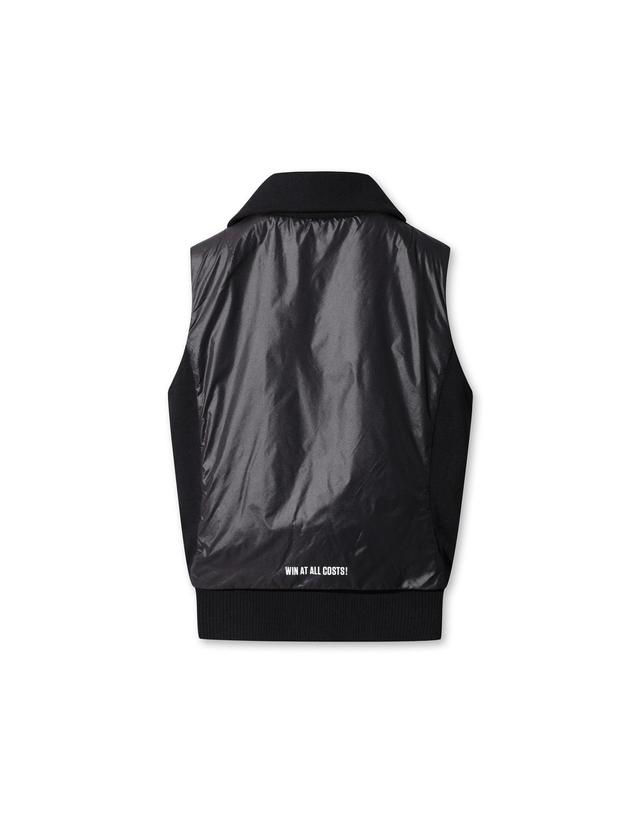 왁 [WAAC] Women Knit hybid light padded vest WWVAW25720BKX 착용컷