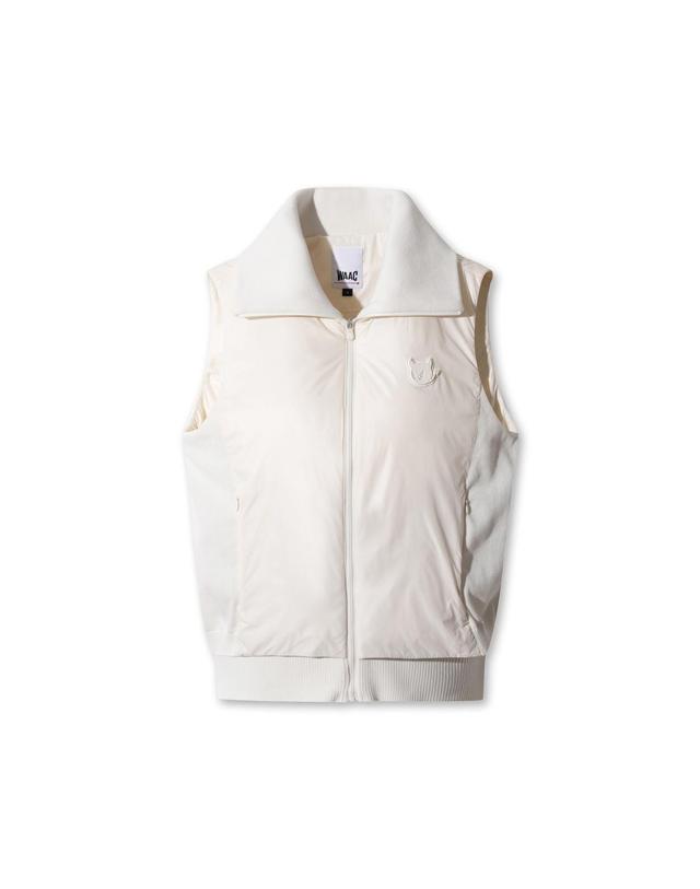 왁 [WAAC] Women Knit hybid light padded vest WWVAW25720IVX 착용컷