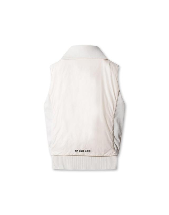 왁 [WAAC] Women Knit hybid light padded vest WWVAW25720IVX 착용컷