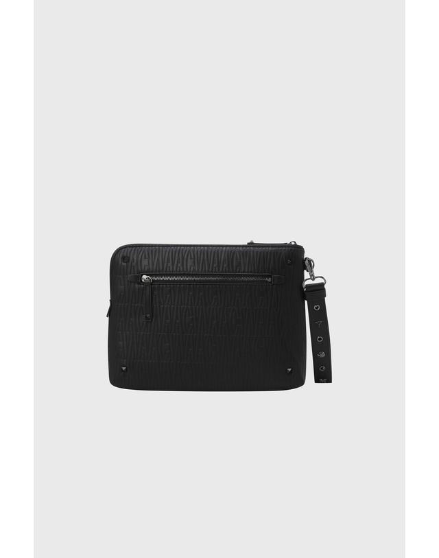 왁 [WAAC] Uni Clutch Bag WGBAX26615BKX 착용컷