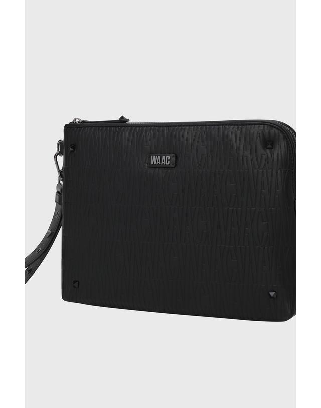 왁 [WAAC] Uni Clutch Bag WGBAX26615BKX 착용컷