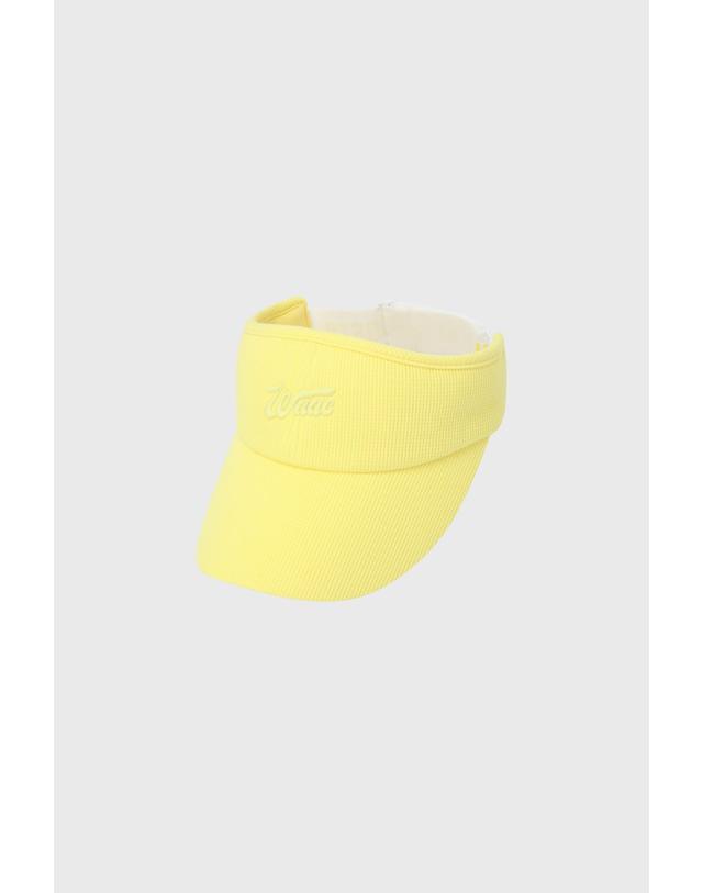 왁 [WAAC] Women Essential Sun Visor WGRCX26611YED 착용컷
