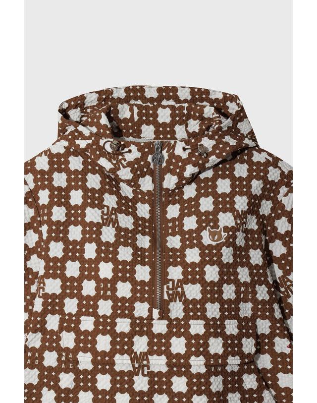 왁 [WAAC] Women Pattern set-up anorak WWVAA26620BRX 착용컷