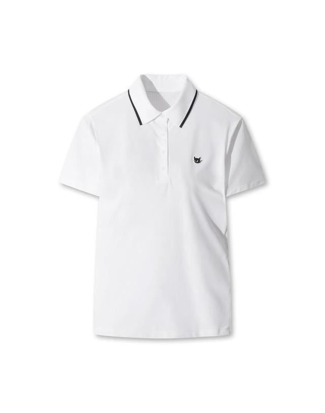 왁 [WAAC] Women Cool Punching Polo WWTCM26400WHX 착용컷