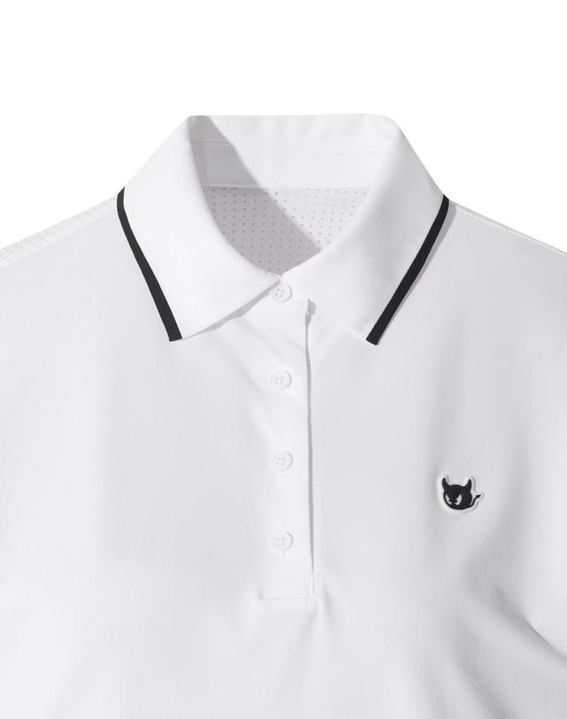 왁 [WAAC] Women Cool Punching Polo WWTCM26400WHX 착용컷