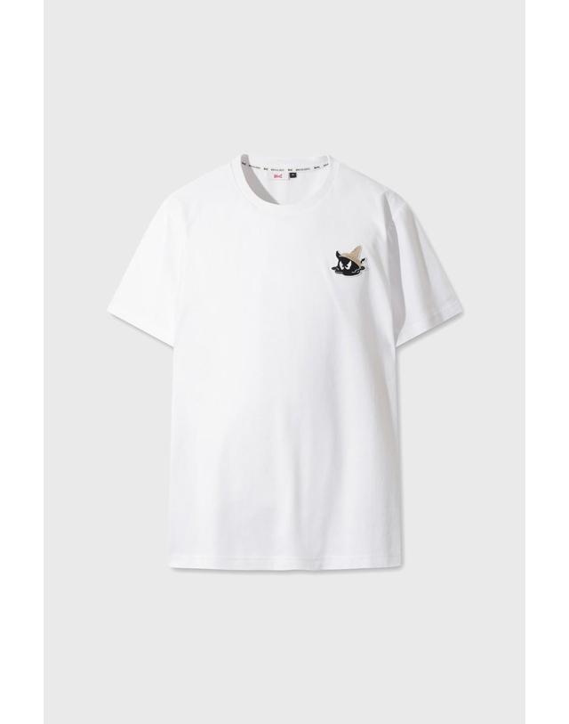 왁 [WAAC] Uni WAACKY Crewneck T-shirts WMTCM26502WHX 착용컷