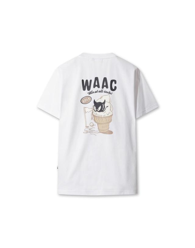 왁 [WAAC] Uni WAACKY Crewneck T-shirts WMTCM26502WHX 착용컷
