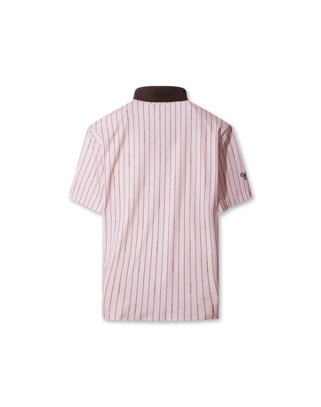 왁 [WAAC] WAACKY Stripe Print Polo WMTCM26501PIL 착용컷