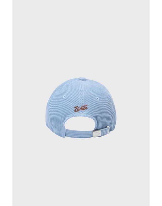 왁 [WAAC] Women Corduroy Cap WGRCX26612BUL 착용컷