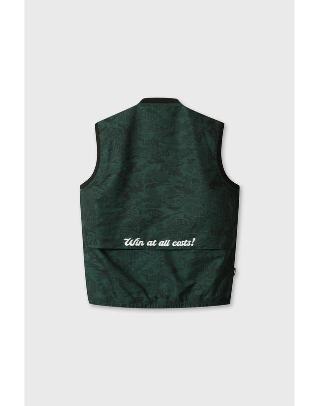 왁 Men Air dot Patterned Vest WMVAA26600GRD 착용컷