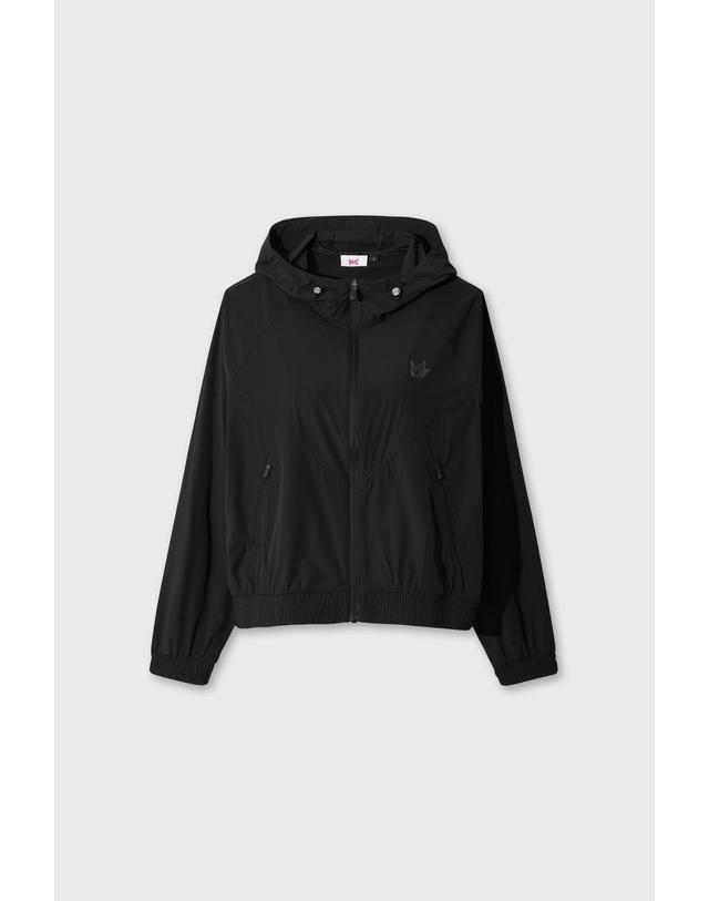 왁 Women Essential windbreaker WWUAA26601BKX 착용컷