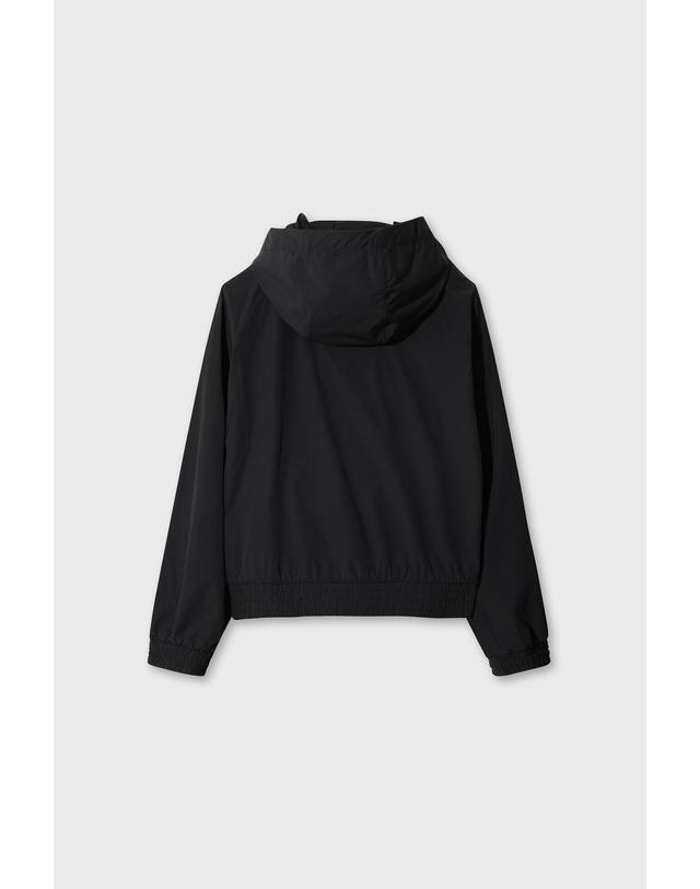왁 Women Essential windbreaker WWUAA26601BKX 착용컷