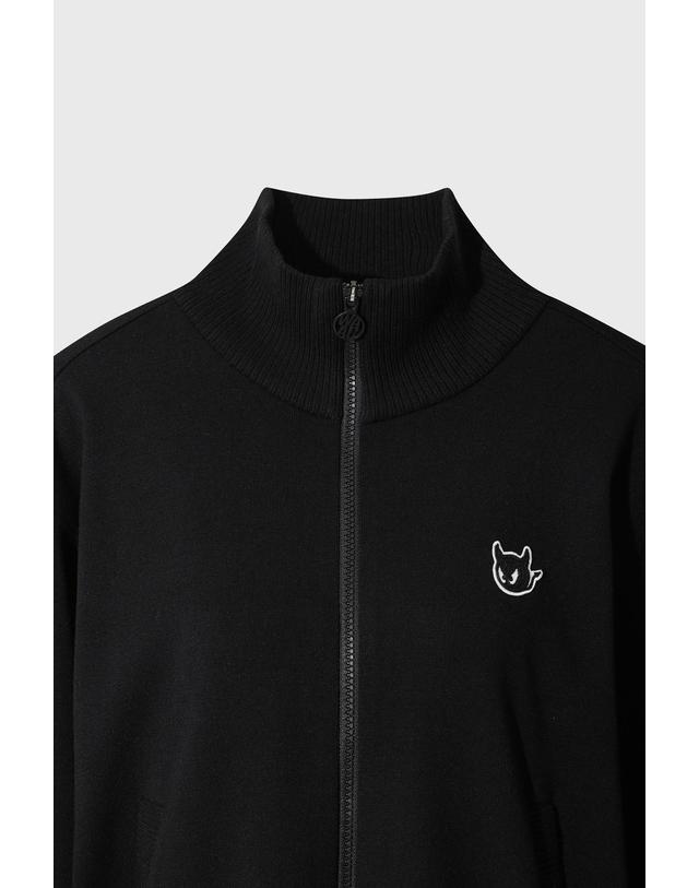 왁 [WAAC] Women Knit Full-Zip Jacket (Set-up) WWWAA26620BKX 착용컷