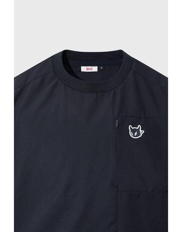 왁 [WAAC] Men Sleeves Detachable Pull Over WMUAA26601NYX 착용컷