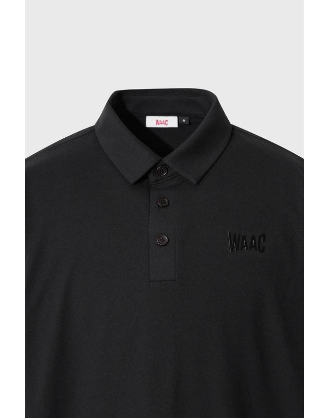 왁 [WAAC] Men WAACK Signature Fleece Polo WMTBW26701BKX 착용컷