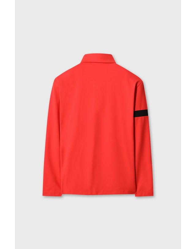 왁 [WAAC] Men WAACK Signature Fleece Polo WMTBW26701REX 착용컷