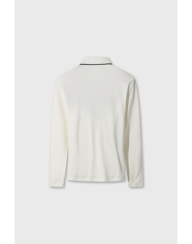 왁 [WAAC] Women Winter Pique Polo WWTBW26700IVX 착용컷