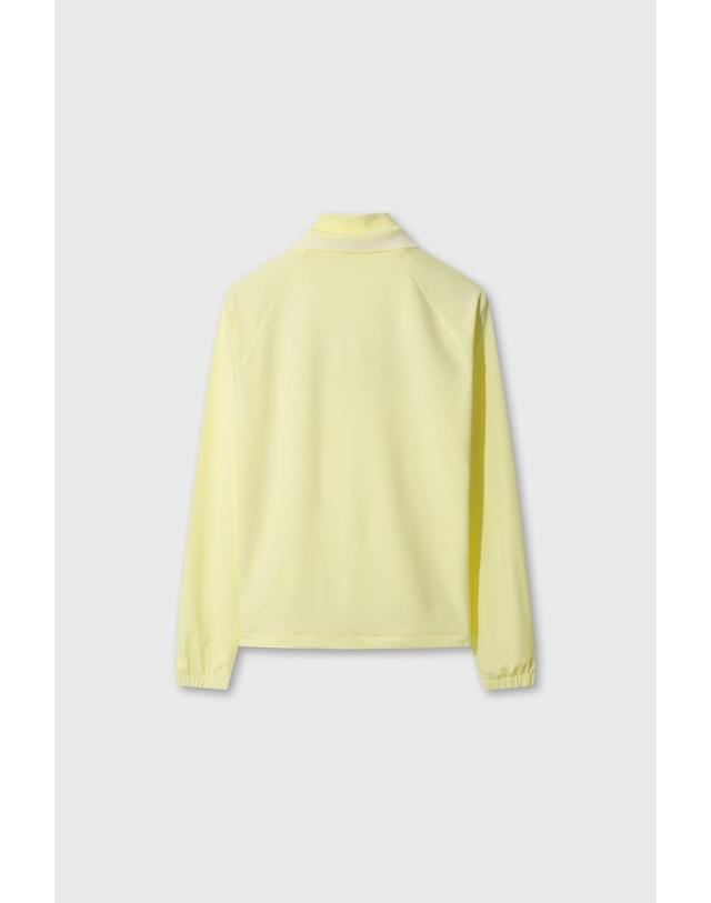 왁 [WAAC] Women Fleece High Neck Pullover WWTBW26701YEL 착용컷