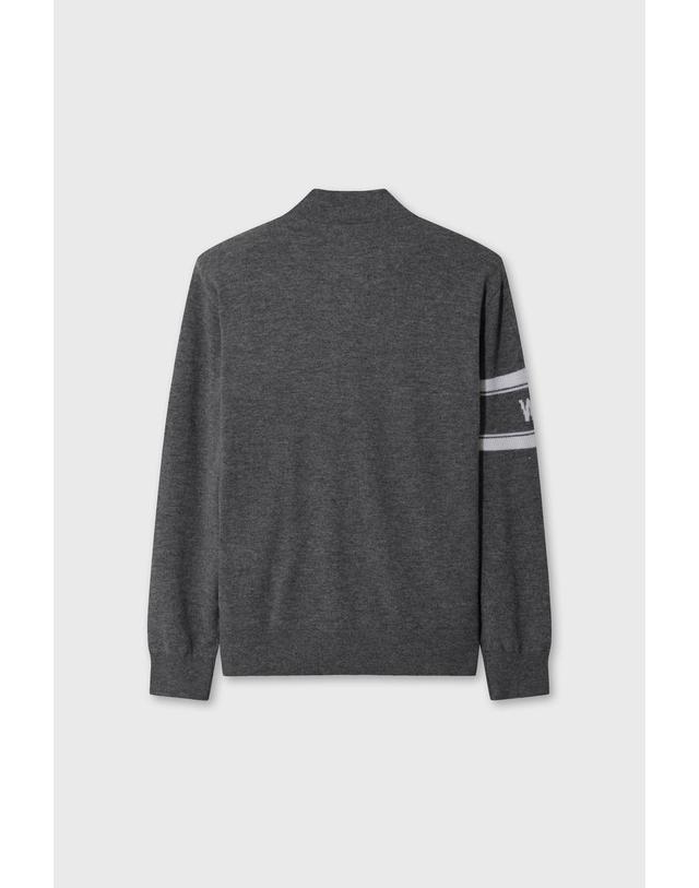 왁 [WAAC] WAACKY Men Half-zip Windblock Sweater WMWAW26706GYM 착용컷