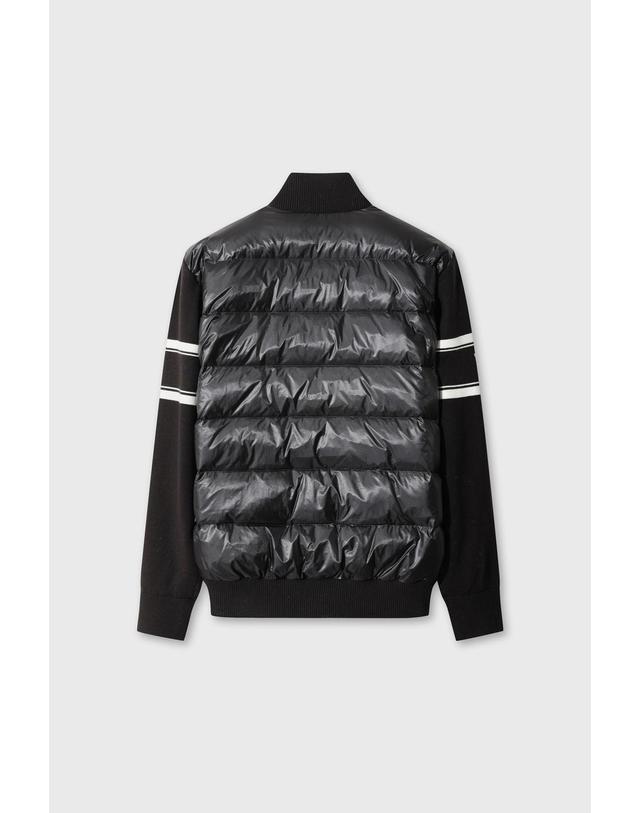 왁 [WAAC] WAACKY Men Hybrid Kint Jumper WMWAW26805BKX 착용컷