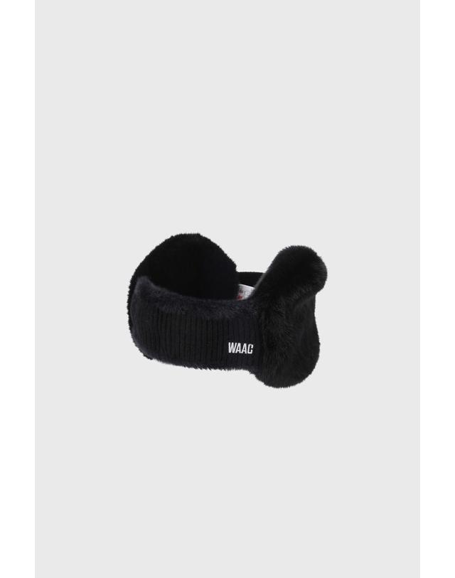 왁 [WAAC] Women Knit Ear Warmer WGGJX26876BKX 착용컷