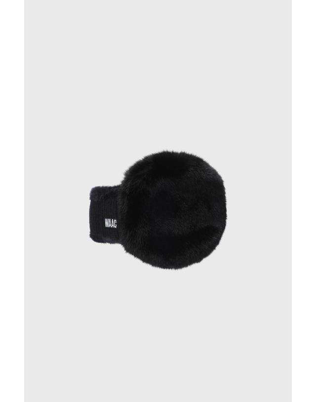 왁 [WAAC] Women Knit Ear Warmer WGGJX26876BKX 착용컷