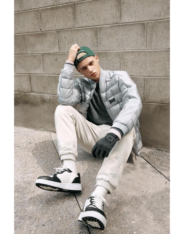 왁 [WAAC] Men Elastic Cuff Detail Down Jacket WMUAW26702SVX 착용컷