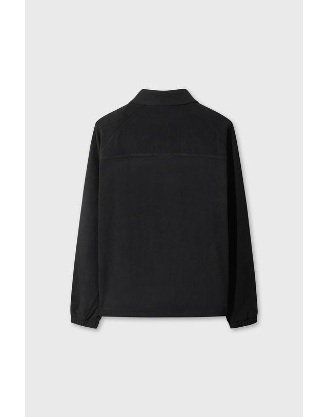 왁 [WAAC] WAAC Men Logo Fleece Pullover WMTBW26707BKX 착용컷