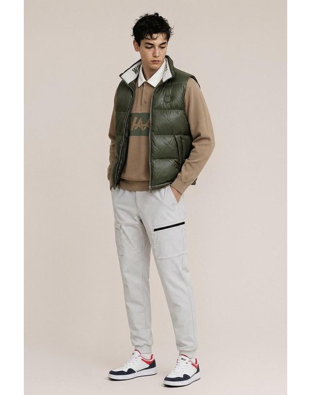 왁 [WAAC] Men Brushed Woven Jogger Pants WMPNW26703IVD 착용컷