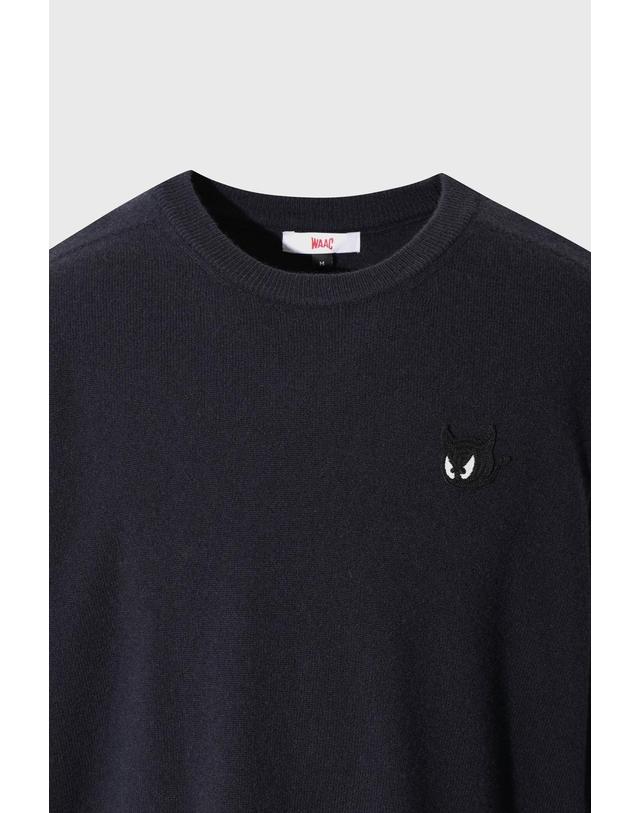 왁 [WAAC] [Exclusive] Men WTO Cashmere Wholegarment Sweater WMWAW26930NYD 착용컷