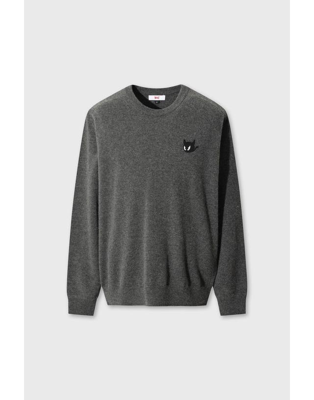 왁 [WAAC] [Exclusive] Men WTO Cashmere Wholegarment Sweater WMWAW26930GYD 착용컷