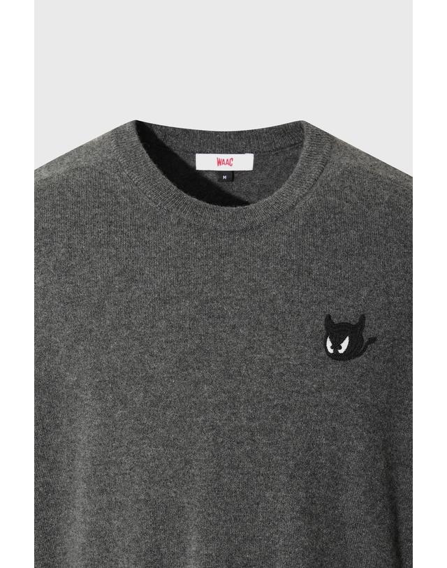 왁 [WAAC] [Exclusive] Men WTO Cashmere Wholegarment Sweater WMWAW26930GYD 착용컷