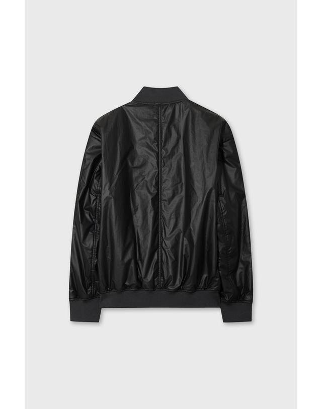 왁 [WAAC] Men Leather-like Stadium Jacket WMUAW26706BKX 착용컷