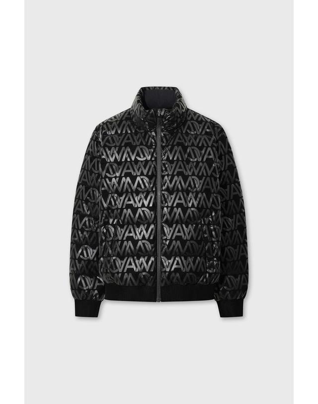 왁 [WAAC] Men Patterned Down Jacket WMUAW26802BKX 착용컷