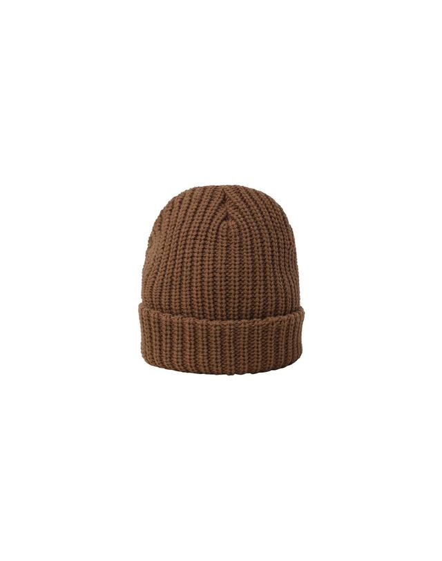 왁 [WAAC] NEW ERA BIG RIB CUFF BEANIE WGRCX26880BRD 착용컷