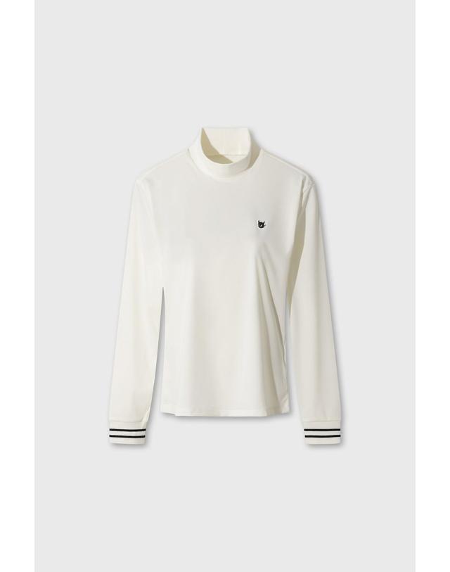 왁 [WAAC] Women Windproof High Neck Mid Layer WWTBW26709IVX 착용컷