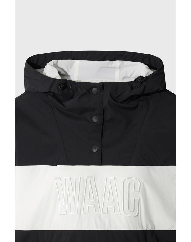 왁 [WAAC] Women Fleece-lined Woven Anorak WWTBW26704BKX 착용컷