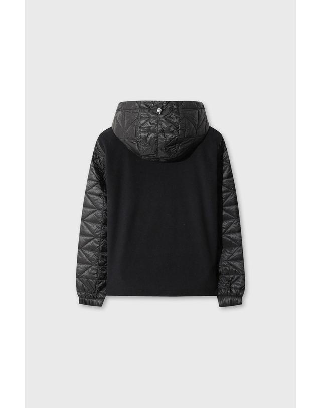 왁 [WAAC] Women Wedge Hybrid Hoodie WWTBW26706BKX 착용컷