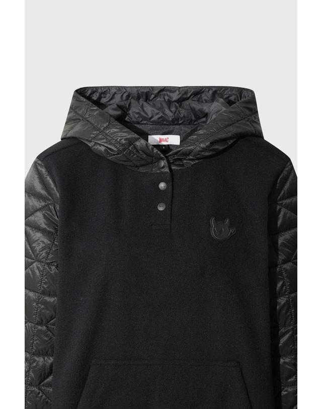 왁 [WAAC] Women Wedge Hybrid Hoodie WWTBW26706BKX 착용컷