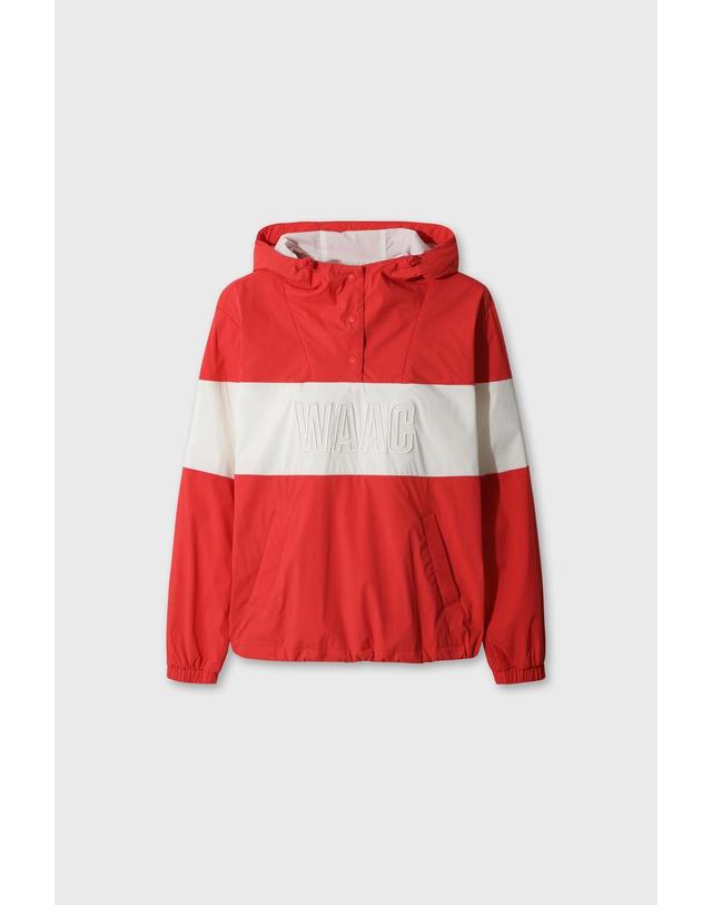 왁 [WAAC] Women Fleece-lined Woven Anorak WWTBW26704REX 착용컷