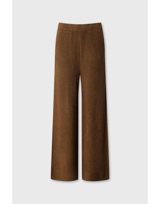 왁 [WAAC] Women Pluffy Knit Pants (Set-up) WWWAW26703CMX 착용컷