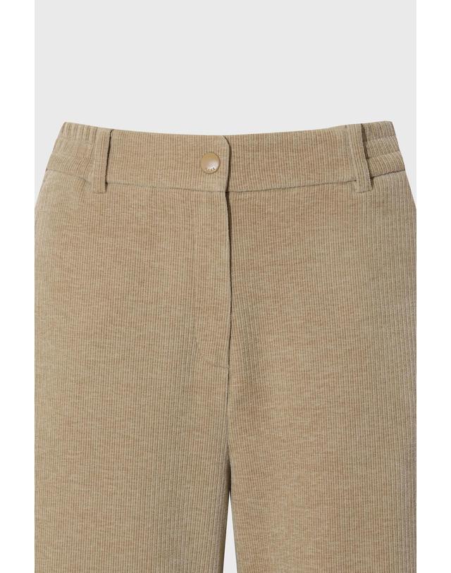 왁 [WAAC] [Exclusive] Women Corduroy Wide pants WWPNW26900BEX 착용컷