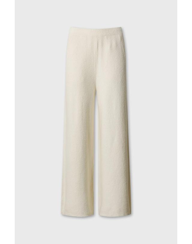 왁 [WAAC] Women Pluffy Knit Pants (Set-up) WWWAW26703IVX 착용컷