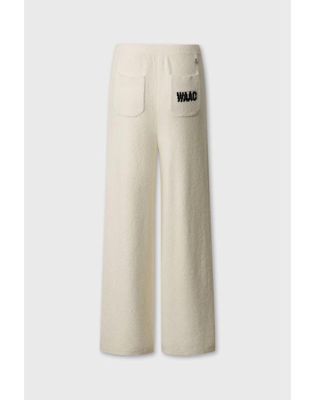 왁 [WAAC] Women Pluffy Knit Pants (Set-up) WWWAW26703IVX 착용컷