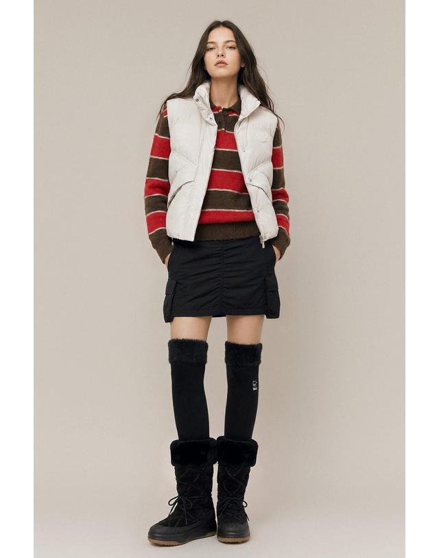 왁 [WAAC] Women Bellina down vest WWVAW26705IVX 착용컷