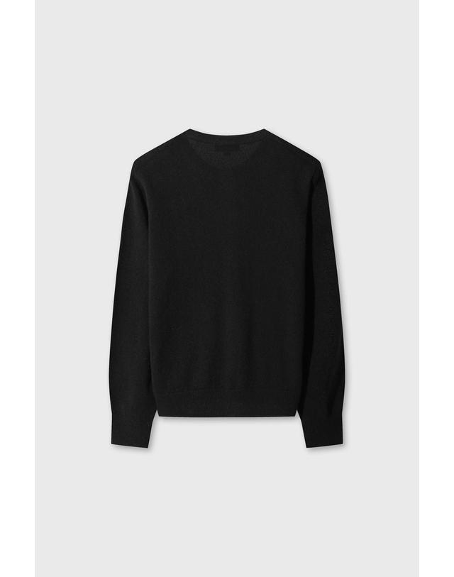 왁 [WAAC] [Exclusive] Women WTO Cashmere Wholegarment Cardigan WWWAW26931BKX 착용컷