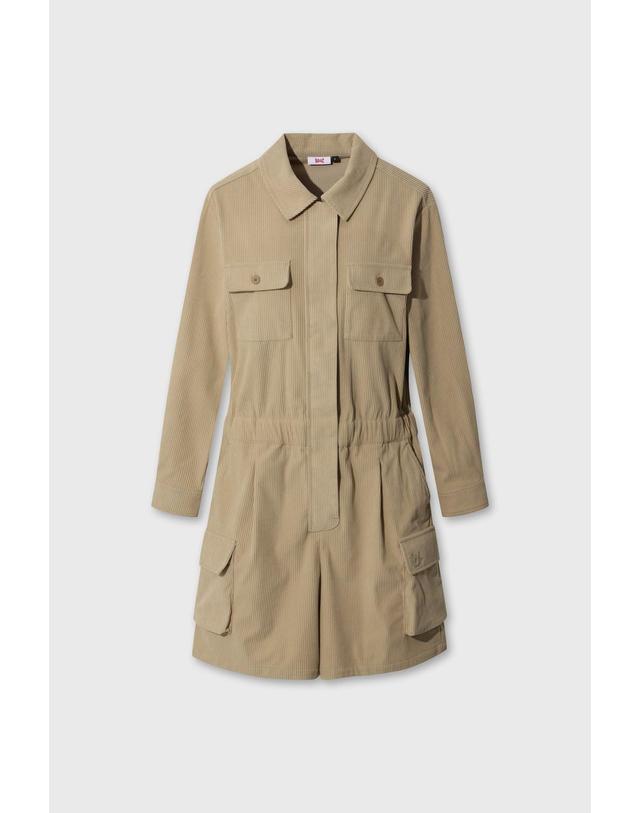 왁 [WAAC] Women Corduroy jumpsuit WWUAW26707BEX 착용컷