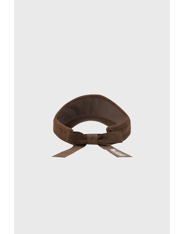 왁 [WAAC] Women Corduroy Sun Visor WGRCX26710CMX 착용컷