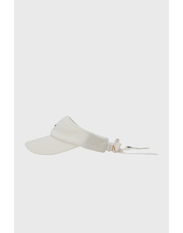 왁 [WAAC] Women Corduroy Sun Visor WGRCX26710IVX 착용컷