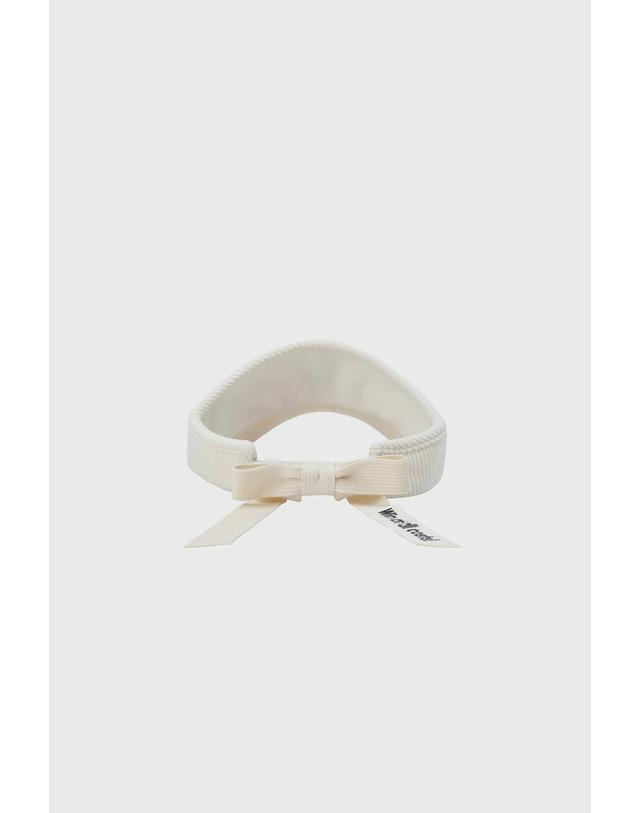 왁 [WAAC] Women Corduroy Sun Visor WGRCX26710IVX 착용컷